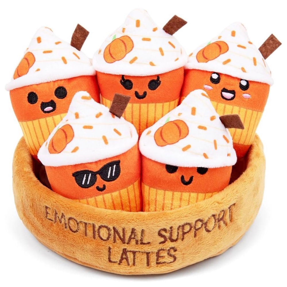 Emotional Support Lattes Plush Set